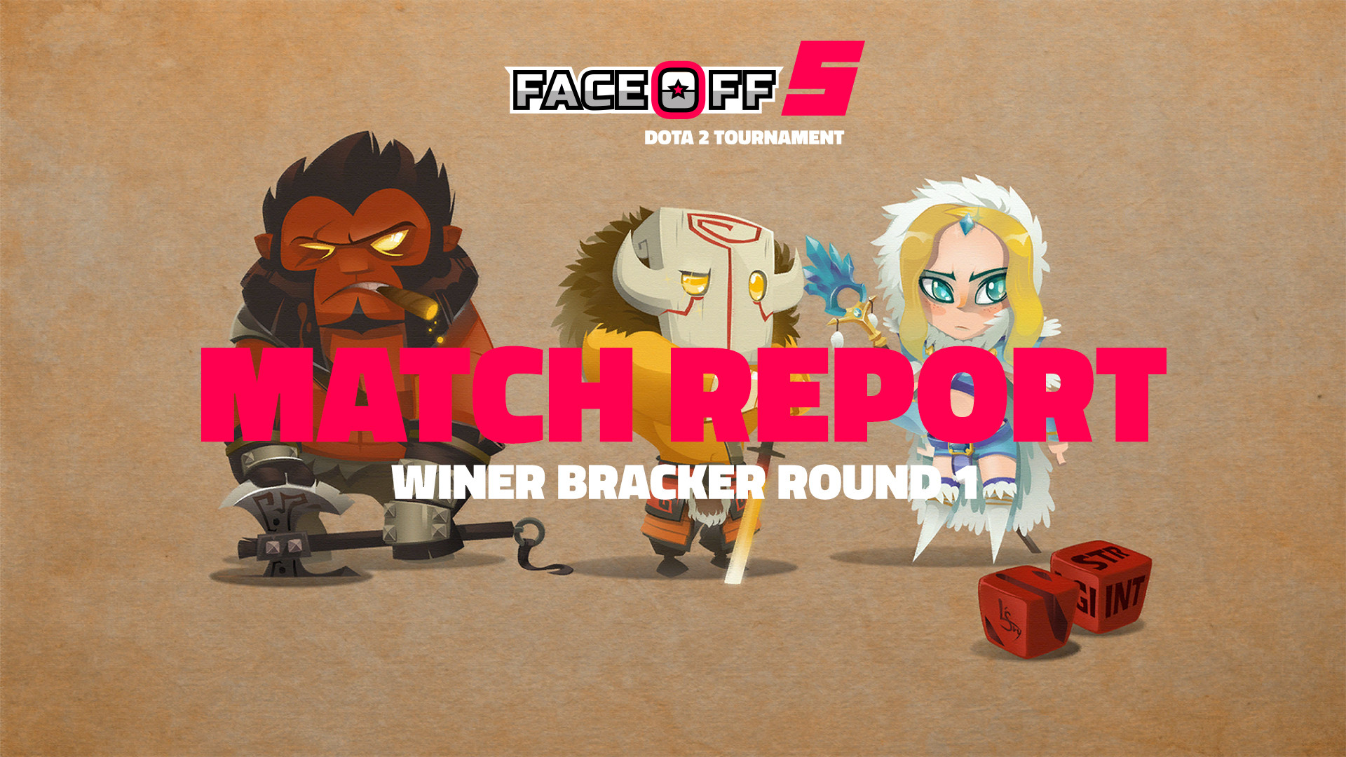 DaGameLeague esports news Match Report - Faceoff 5 - Winner Bracket Round 1 banner