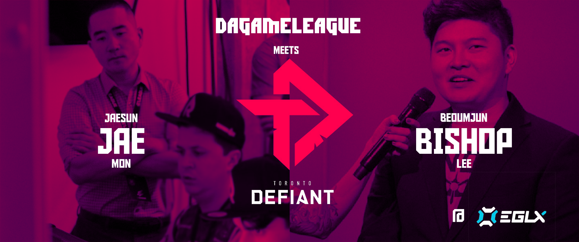 DaGameLeague esports news DGL meets Toronto DEFIANT banner